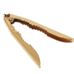 Guld Krabbknäckare Halkfri Robust Nötknäppare i Rostfritt Stål Kastanj Valnöt Öppnarklämma för Kök