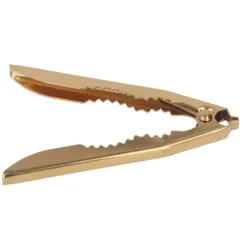 Guld Krabbknäckare Halkfri Robust Nötknäppare i Rostfritt Stål Kastanj Valnöt Öppnarklämma för Kök