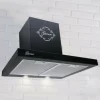 GURARI GCH 462 BL 6 Prime + kolfilter, köksfläkt 60 cm / 1000 m³/h / köksfläkt i svart + kolfilter