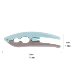 Halkfritt handtag Valnötsknäckare Kök Nötknäppare Sheller Clip Verktygsklämma för razilnötter Hasselnötter Mandlar