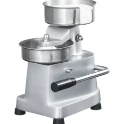 Hamburgerpress med 500 pappersark aluminium 13 cm