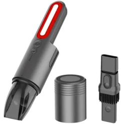 Handdammsugare till bilen, uppladdningsbar, med LED