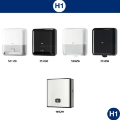 Handduk TORK Adv H1 blå 6/fp