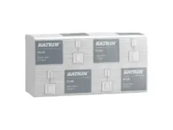 Handduksark Katrin Plus C-Fold 2-lagers L24xW33xD9cm Nyfiber Vit,16 pk x 100 st/crt