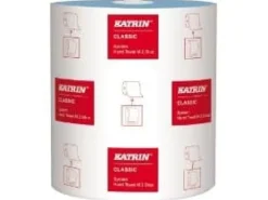 Handduksrulle Katrin Classic System M2 2-lagig 130 m Blå,6 rl/krt