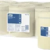 Handduksrulle, Tork M2 Basic, 1-lagers, Midi, 300m x 20,5cm, Ø19cm, gul, återvunnet papper - (6 st.)
