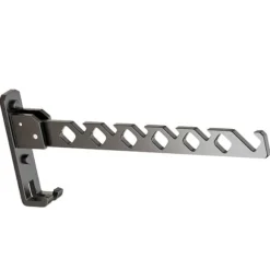 Hem Hopfällbar Torkkrok Halkfri Aluminiumlegering Infällbar Väggmonterad Galgeställ Klädkrokar för Hemmet