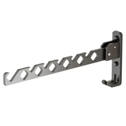 Hem Hopfällbar Torkkrok Halkfri Aluminiumlegering Infällbar Väggmonterad Galgeställ Klädkrokar för Hemmet