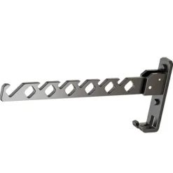 Hem Hopfällbar Torkkrok Halkfri Aluminiumlegering Infällbar Väggmonterad Galgeställ Klädkrokar för Hemmet