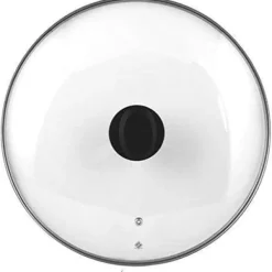 Hemlock med kant i rostfritt stål, Plast/Glas, Transparent/Svart, 40 cm