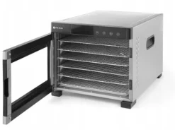 Hendi Profi Line Mattork 6 Hyllor 650W – Digital Panel, Tyst Fläkt