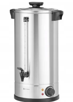 HENDI Vattenkokare 20L, 2250W, Rostfritt Stål, Automatisk Temperaturhållning