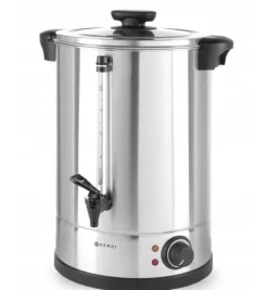 HENDI Vattenkokare 20L, 2250W, Rostfritt Stål, Automatisk Temperaturhållning