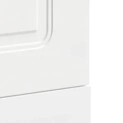 Högglans vit diskmaskinspanel i konstruerat trä | Storlek: 45x1,5x67 cm