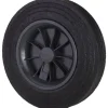 Hjulhjul för gummiavfallscontainers hinkdiameter. 200 mm