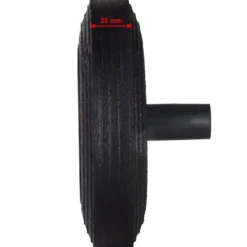 Hjulhjul för gummiavfallscontainers hinkdiameter. 200 mm