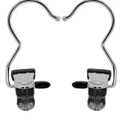 Hängare med klämma Rostfritt stål 30-pack