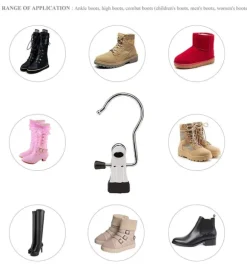 Hängare med klämma Rostfritt stål 30-pack