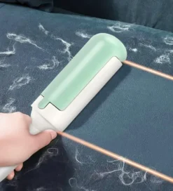 Hårborttagningsrulle för husdjur - vit och röd