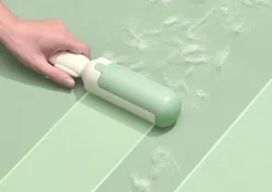 Hårborttagningsrulle för husdjur - vit och röd