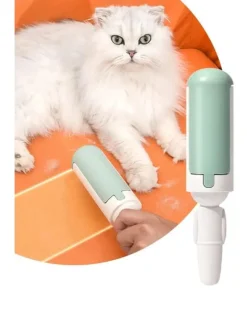 Hårborttagningsrulle för husdjur - vit och röd