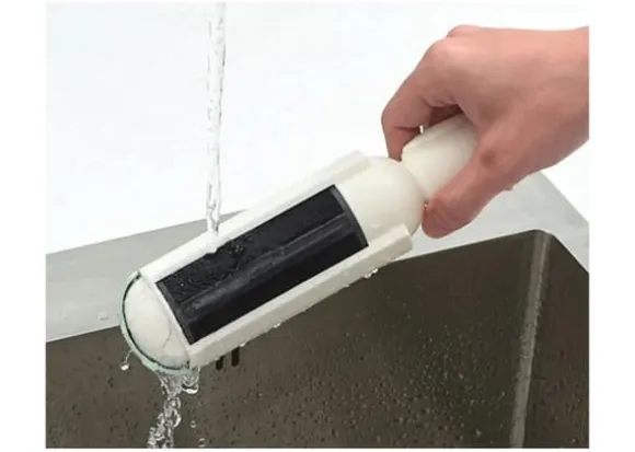 Hårborttagningsrulle för husdjur - vit och röd