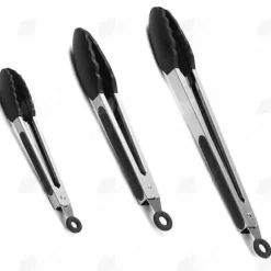 HTBE® Creative tredelad buffé silikonklämma stekt biff grillklämma kök med fötter inbyggd matklämma