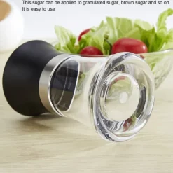 Hushålls akryl sockerburk dispenser sockerströare köksredskap tillbehör 100ml