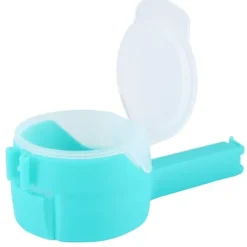 Hushållsbärbar matförvaringspåseklämma Rese-snacksförseglingsklämma Köksredskap Tillbehör Blå