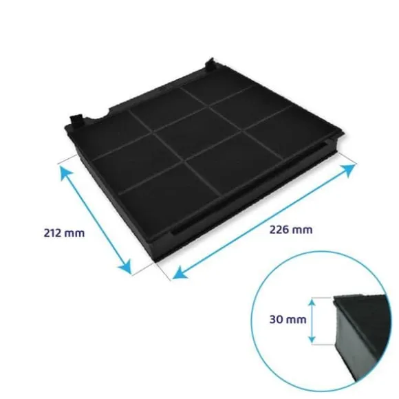 HUV KOLFILTER TYP 15 TV008A 225X210X30MM (MOD 15)