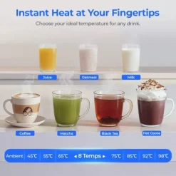 Hydrofast W100 vattenrenare - 8 temperaturinställningar RO-filtrering UV-sterilisering 4 liters tank 2200W omedelbart varmvatten