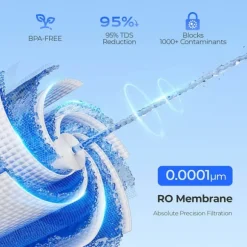 Hydrofast W100 vattenrenare - 8 temperaturinställningar RO-filtrering UV-sterilisering 4 liters tank 2200W omedelbart varmvatten