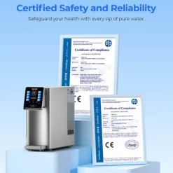 Hydrofast W100 vattenrenare - 8 temperaturinställningar RO-filtrering UV-sterilisering 4 liters tank 2200W omedelbart varmvatten