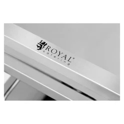 3-hyllad servitörsvagn av rostfritt stål