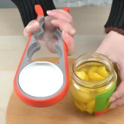 4-i-1 Burköppnare – Hjälpmedel för Burkar, Skruvlock, Konserver och Flaskor