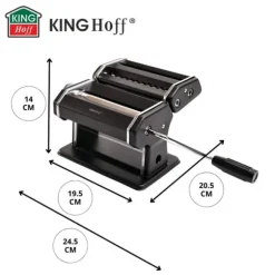 2-i-1 deg- och pastamaskin, svart, KINGHOFF KH-1927