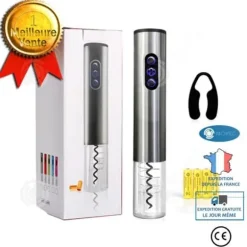 I® Elektrisk vinflasköppnare Rostfritt stål Elektrisk flasköppnare Automatisk vinflasköppnare