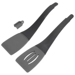 3-i-1 kökstång i silikon för grillning - Värmebeständig låsbar mattång