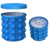 Ice Cube Maker Ice Cube-bricka Silikonformar Ice Hink Ice Cube Maker 2 i 1 Ice Cube Silikonformar Ishink Ice Cube Ma@H4
