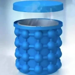 Ice Cube Maker Ice Cube-bricka Silikonformar Ice Hink Ice Cube Maker 2 i 1 Ice Cube Silikonformar Ishink Ice Cube Ma@H4