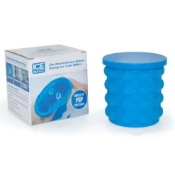 Ice Cube Tray Magic Ice Cube Ice Cube Maker Silikon Ishink Ice Cube Form med lock, 10*10cm