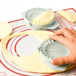 2-i-1-dumplingmaskin med cirklarna Dumplingmaskin med ABS-skärare