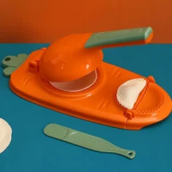 2-i-1-dumplingmaskin, rund dumplingformmaskin, manuell dumplingmaskin