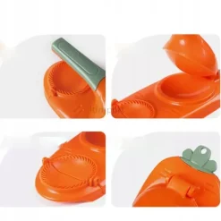 2-i-1-dumplingmaskin, rund dumplingformmaskin, manuell dumplingmaskin