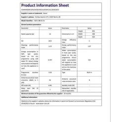 Inbyggd diskmaskin - Kaiser - Empire S60 U 88XL - 60cm - 6 program - Svart