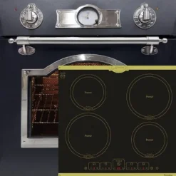 Inbyggd elektrisk spis - KAISER - EH 6355 Em Sil - 8 funktioner - Induktion - Antracit