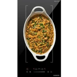 Inbyggd induktionsdomino - OCEANIC - OCEATI2Z2BF - 2 brännare med flexibel zon - 3600 W - Svart