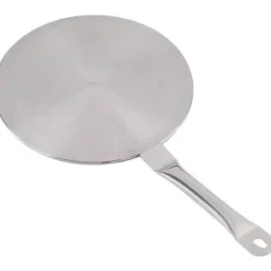 Induktionsadapter - Rostfritt stål - 24cm - Robust - Värmespridare - Kompatibel med alla värmekällor