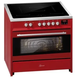 Induktionshäll - GURARI - E 913 R - 90 cm - Röd - Induktionsspis