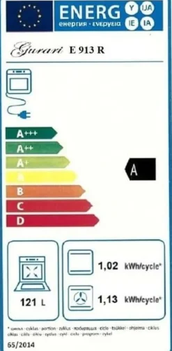 Induktionshäll - GURARI - E 913 R - 90 cm - Röd - Induktionsspis